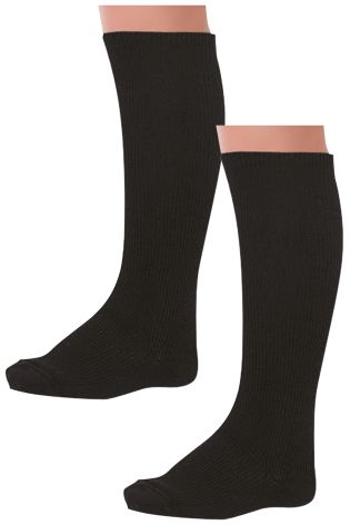 Black Over The Knee Socks Two Pack (Older Girls)